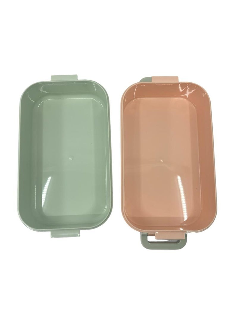 YOLO - Yolo Double Layer Lunch Box 1800ml  22cm - Image 1