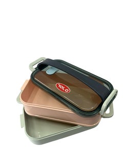 YOLO Yolo Double Layer Lunch Box 1800ml  22cm  - Image 5