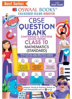 Oswaal CBSE Chapterwise & Topicwise Question Bank Class 10 Mathematics Standard Hardcover Book (For 2022-23 Exam)