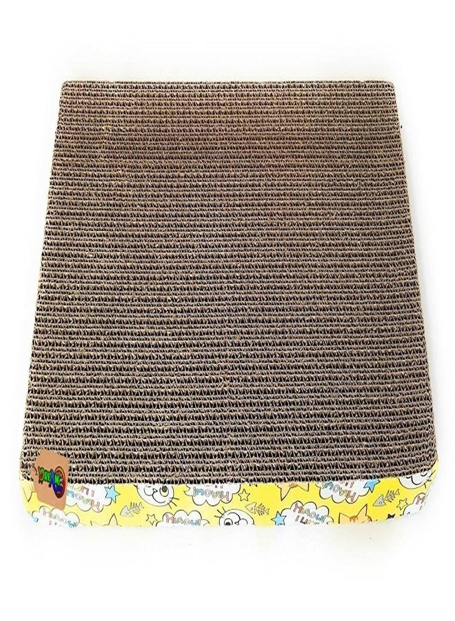 DreamAuro Scratching Board/Scratch Pad Toy with Catnip for Cat/Kitten/Puppy - Image 1