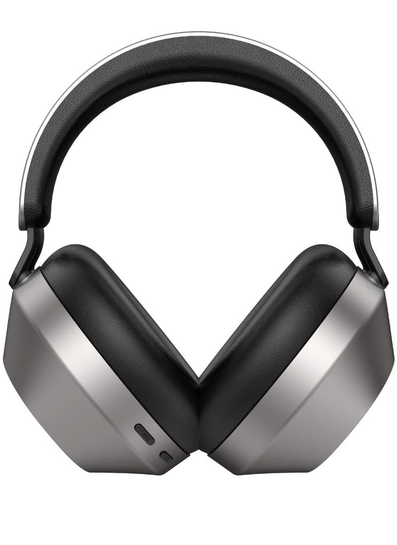 LEVELO - Sound Master Hybrid ANC Headphones with Smart Touch Panel & Google and Siri Assistant / ANC & Transparency Mode / Bluetooth Calling / Featherweight / Music Control / Type-C Port - Dusty Grey - Image 1