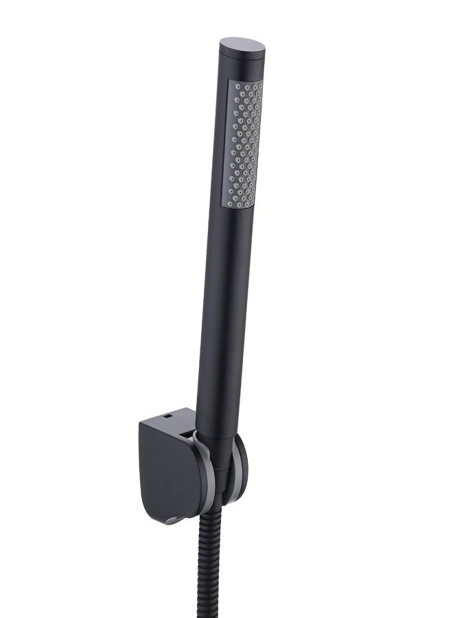 KES Handheld Shower Head with Extra Long Hose Shower Wand Holder Set Stainless Steel Hand Shower Matt Black, LP150-BK - Image 1