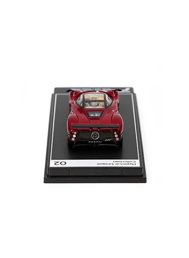 PosterCars PosterCars - 1:64 Scale Pagani Zonda F (Rosso Dubai) Hypercar League Collection  - Image 3