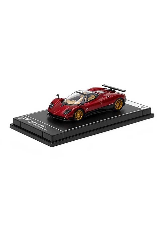 PosterCars PosterCars - 1:64 Scale Pagani Zonda F (Rosso Dubai) Hypercar League Collection  - Image 1