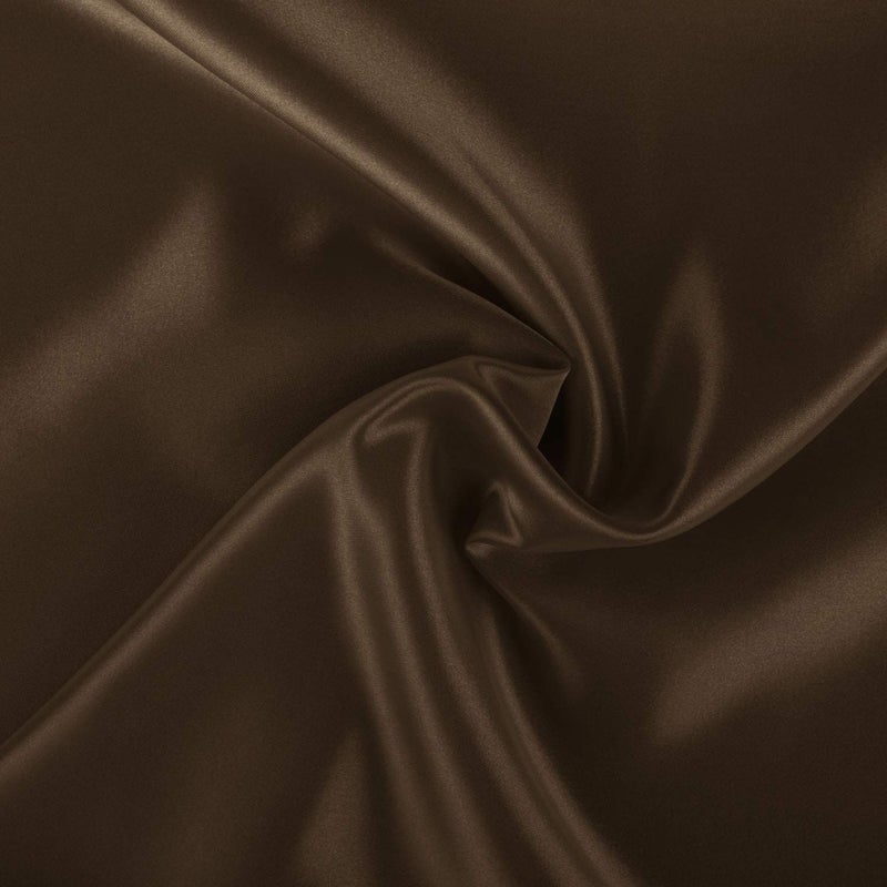 SHOPBEDDING ShopBedding Luxury Satin Pillowcase for Hair - King Satin Pillowcase with Zipper  Brown (Pillowcase Set of 2) - Blissford  - Image 4