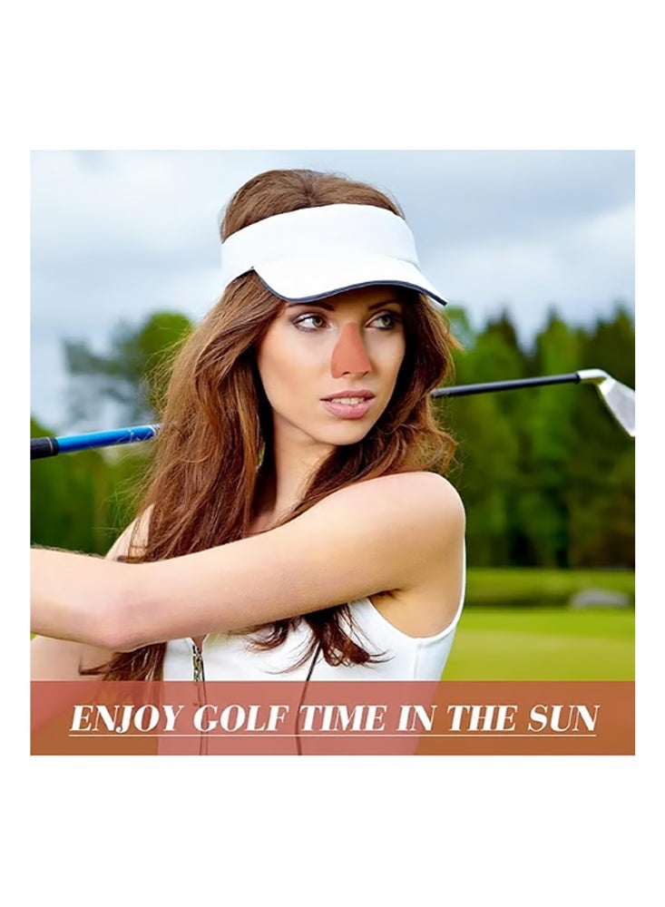 EELHOE Uv Protection Nose Patch 24pcs, Sun Protection Summer Nose Patch Outdoor Sunblock Guards Nose Cover UV Stickers for Sunscreen Golf Nose Bandage, for Men Women Exposure Tanning Outdoor Sports Accessories - Image 3