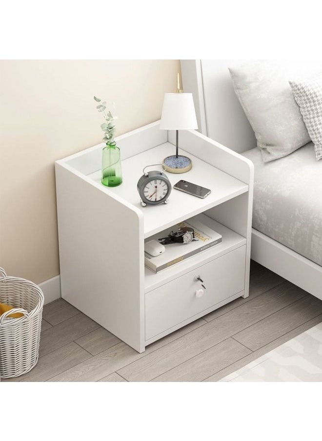 keke - Home Bedside Storage Cabinet With Drawer And Shelf - Image 1