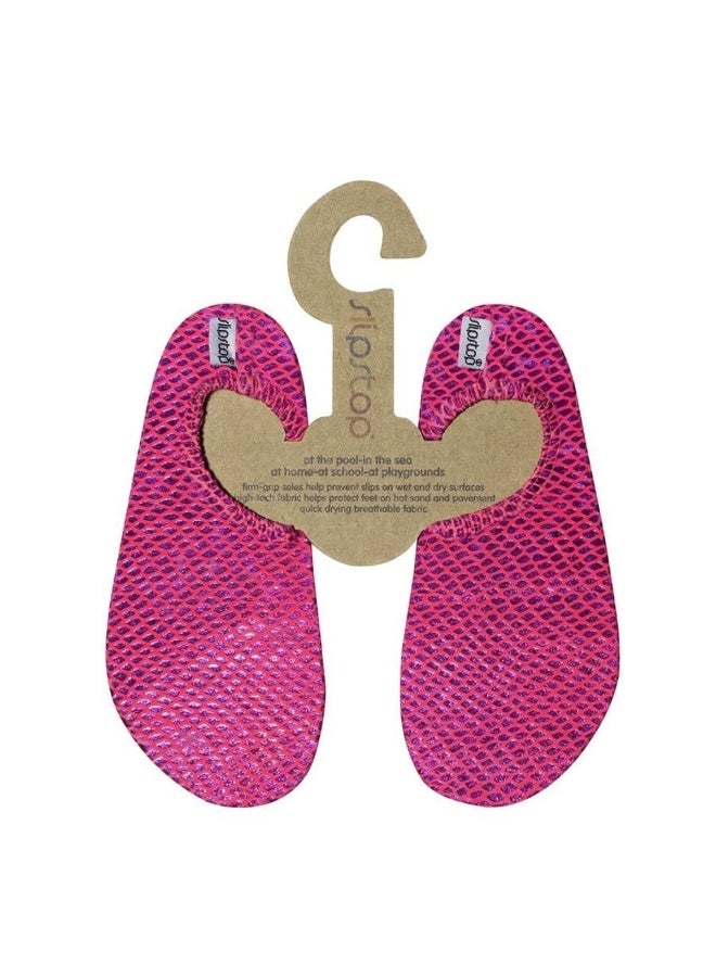 Slipstop Slipstop Rubin Junior Girls Sea Pool Slipper (Infant, 18-20, Pink)  - Image 1