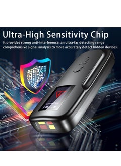 Generic Hidden Camera Detectors,Anti Spy Detector Hidden Devices,Camera Detector,RF Signal Detector, Listening Device Detector,with a HD screen, Protect Your Privacy for Home Office Travel Hotel - Black  - Image 2