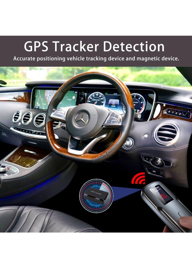 Generic Hidden Camera Detectors,Anti Spy Detector Hidden Devices,Camera Detector,RF Signal Detector, Listening Device Detector,with a HD screen, Protect Your Privacy for Home Office Travel Hotel - Black  - Image 5