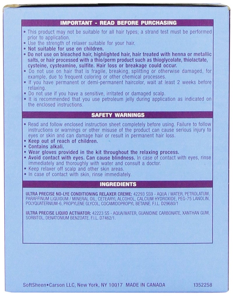 SoftSheen-Carson SoftSheen Carson Precise NoLye Supreme Relaxer Twin Pack, 1 Count - Image 4