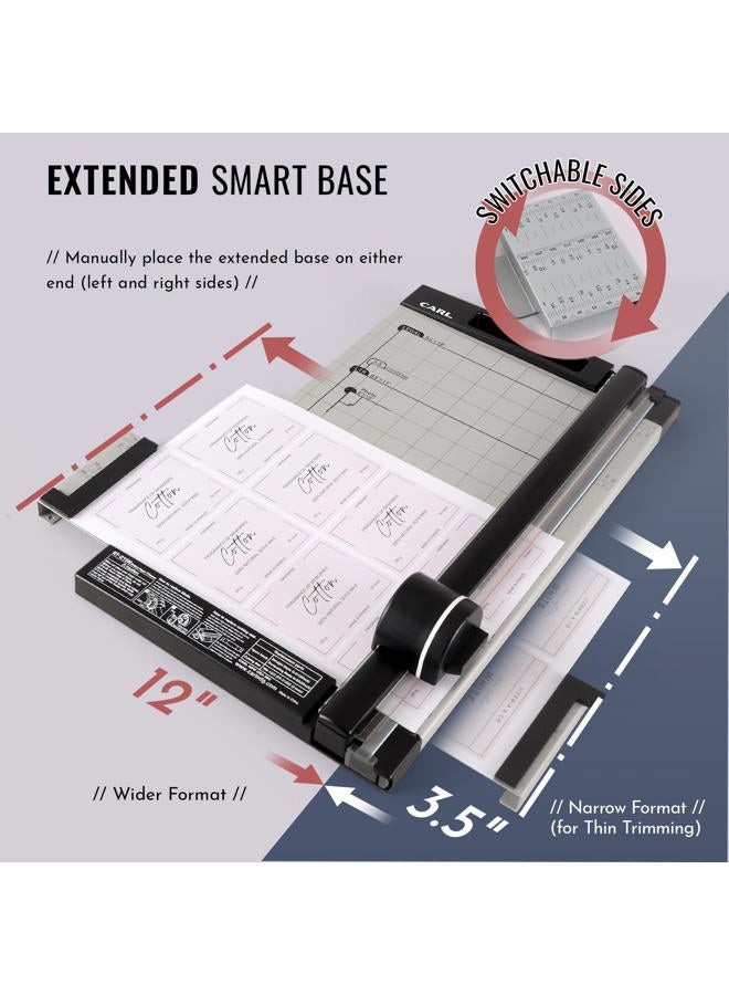 CARL , professional rotary paper trimmer 112.7 cm, 15 sheet cutting capacity - Image 3