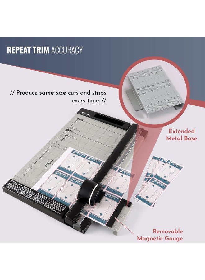 CARL , professional rotary paper trimmer 112.7 cm, 15 sheet cutting capacity - Image 4
