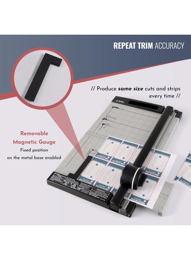 CARL , professional rotary paper trimmer 112.7 cm, 15 sheet cutting capacity - Image 2