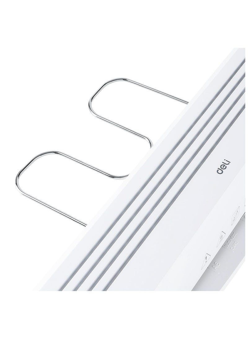 Deli E14378 Professional A4 Laminator Machine - 320mm/min Speed, Hot & Cold Lamination, 0.5mm Max Thickness, Low Noise, Quick Warm-Up, Continuous 2-Hour Operation - Image 3