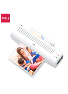 Deli Deli E14378 Professional A4 Laminator Machine - 320mm/min Speed, Hot & Cold Lamination, 0.5mm Max Thickness, Low Noise, Quick Warm-Up, Continuous 2-Hour Operation  - Image 1