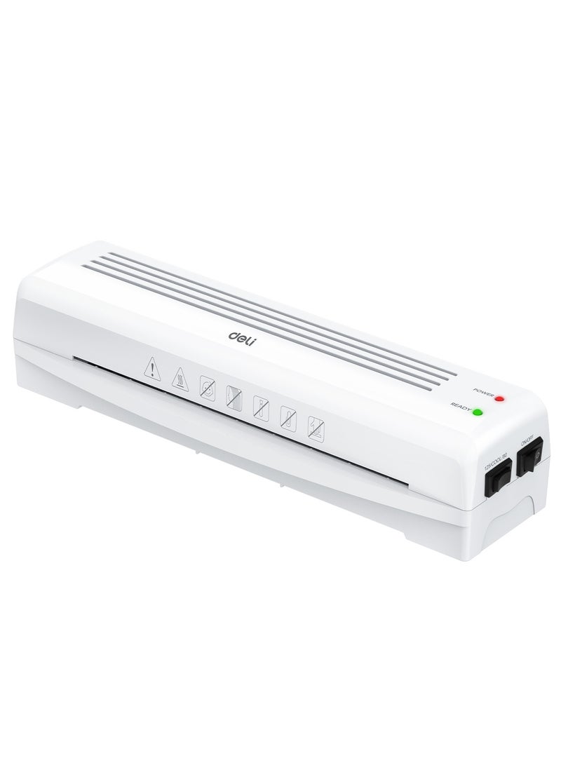 Deli E14378 Professional A4 Laminator Machine - 320mm/min Speed, Hot & Cold Lamination, 0.5mm Max Thickness, Low Noise, Quick Warm-Up, Continuous 2-Hour Operation - Image 4