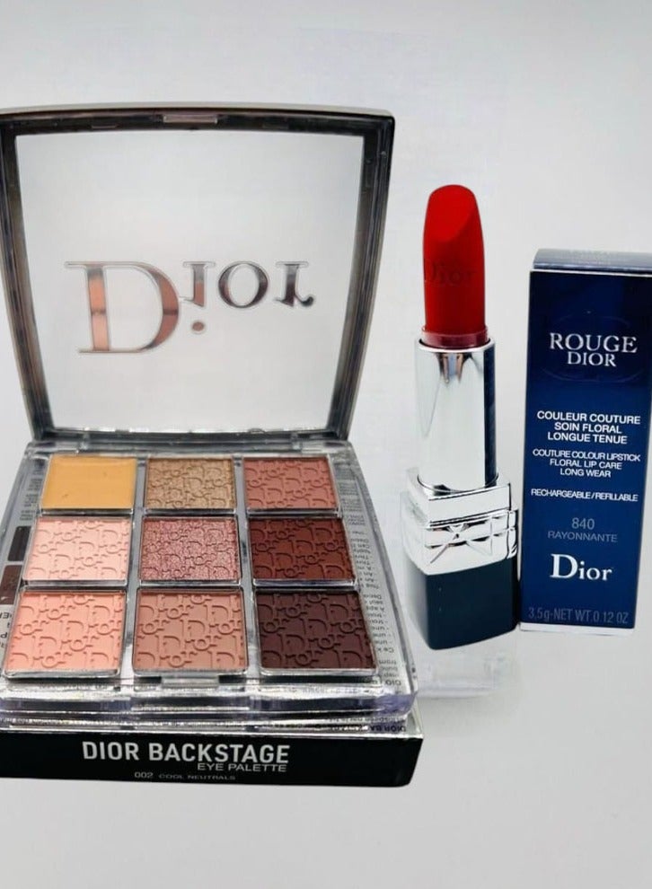 Dior Addict A set from Dior consisting of blusher number 002 and gloss number 840
