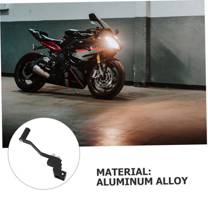 2pcs Black Aluminum Alloy Motorcycle Gear Shift Lever Peg Replacement Parts for Dirt Bikes - Image 4