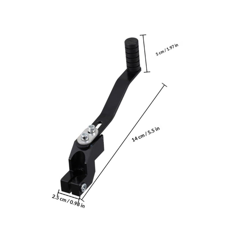 2pcs Black Aluminum Alloy Motorcycle Gear Shift Lever Peg Replacement Parts for Dirt Bikes - Image 3