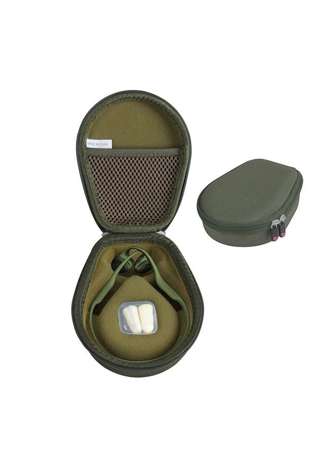 Hermitshell Travel Case Fits AfterShokz Trekz Air Open Ear Wireless Bone Conduction Headphones AS650 (Green) - Image 1