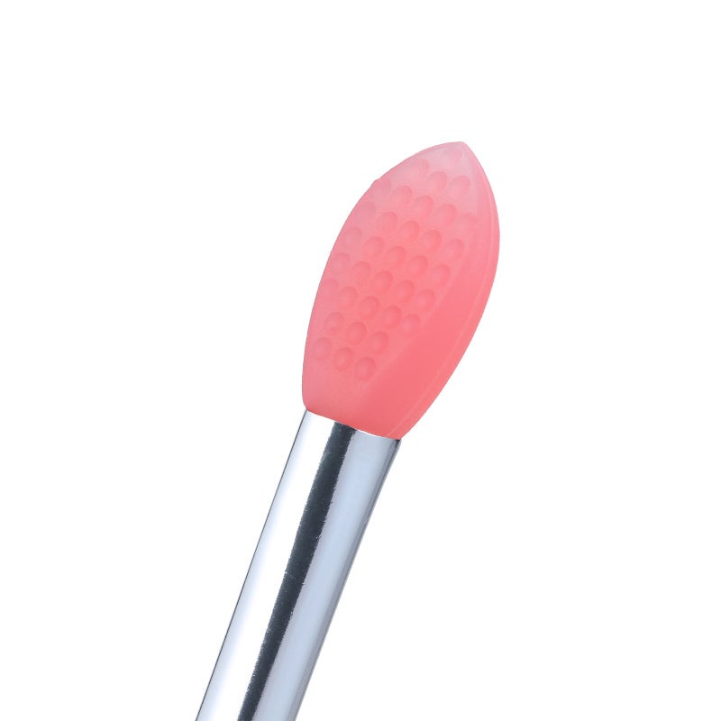 Double-Headed Lip Brush: 10-Pack White Soft Silicone Mini Portable Brushes - Easy To Clean Dry Store, Safe Tasteless Makeup Tool For Home Beauty Salon Lip Care - Image 5