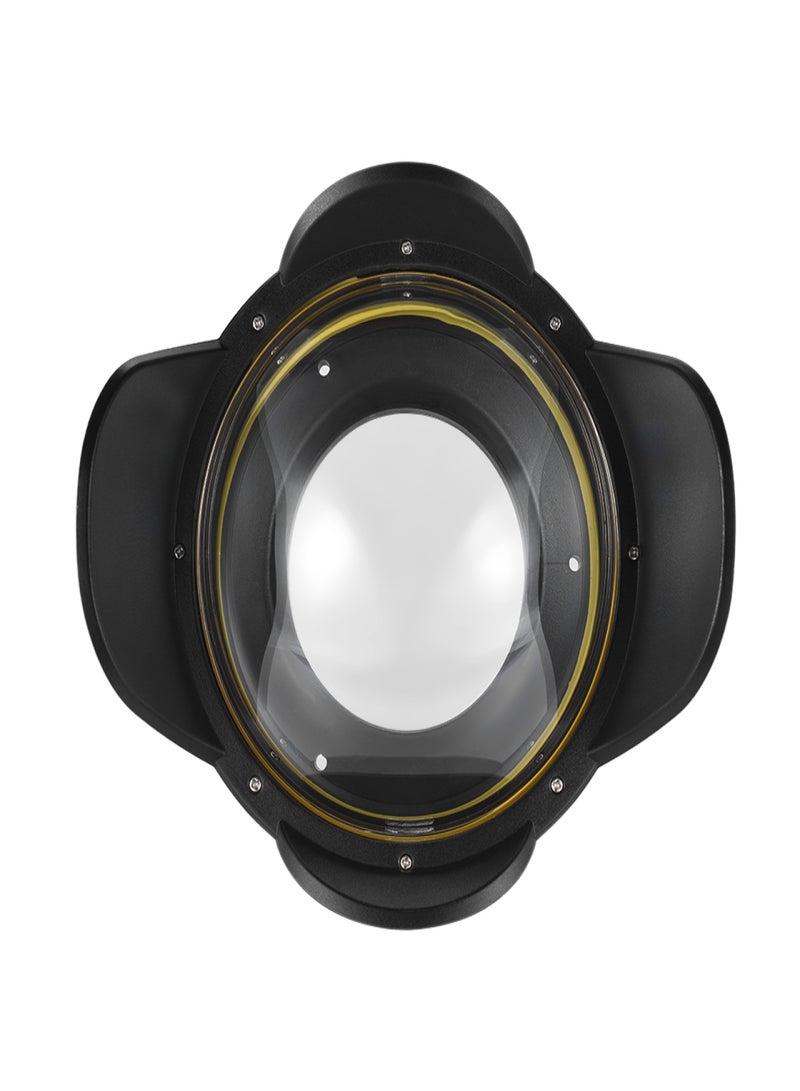 MEIKON Underwater Camera 200mm Fisheye Wide Angle Lens Dome Port Case Shade Cover 60m/ 197ft Waterproof 67mm Round Adapter for Camera Diving Housing - Image 2