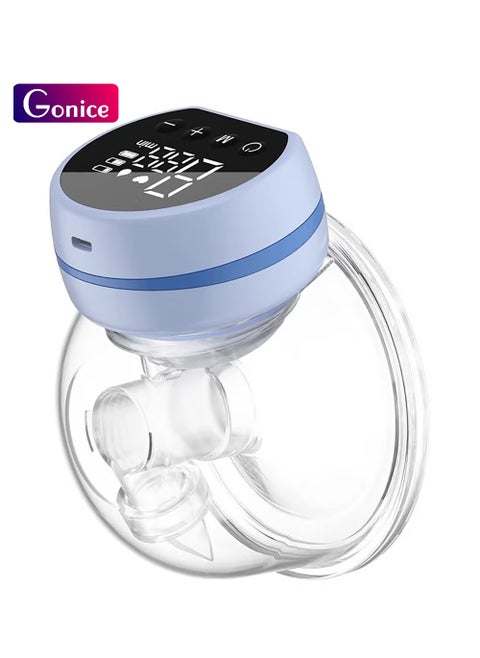 Electric, Wearable, Low Noise, Hands-Free Anti-Overflow Breast Pump With 3 Modes 9 Levels, Massage Milk Extractor Mode - 24 MM