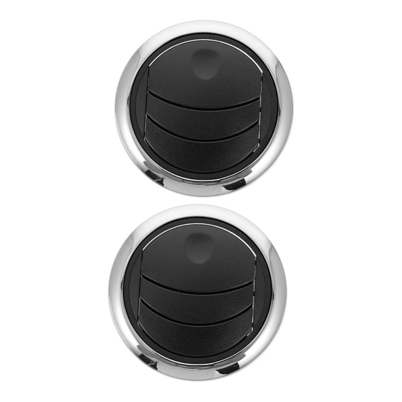 Round Ceiling Air Vent Deflector 2 Pieces Classic Design White - Image 2