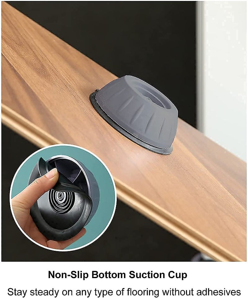 DDecora Refrigerator Stand Washing Machine StandFurniture Base Stand Fridge Stands for Single Door and Double Door Pieces of 4 Grey Medium - Image 3