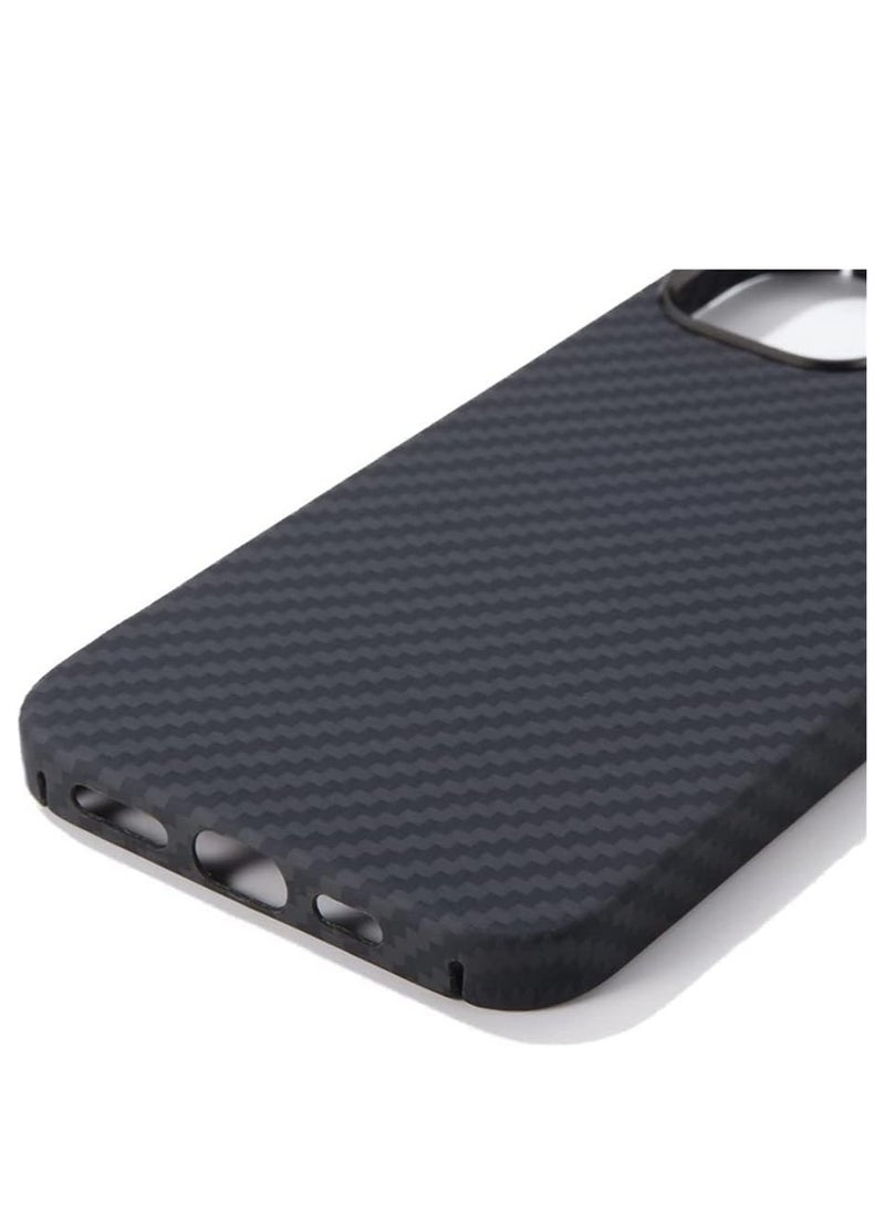 Case Compatible with iPhone 15 Pro Case 3D Skin Texture Kevlar Fiber Bulletproof Vest Cover Protective Carbon Fiber Pattern Ultra Slim Heavy Duty - Image 3
