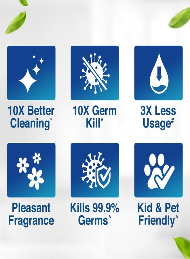 Lizol Disinfectant Surface & Floor Cleaner Liquid, Citrus - 625 ml (Pack of 2) | Suitable for All Floor Cleaner Mops | Kills 99.9% Germs| India's #1 Floor Cleaner - Image 4