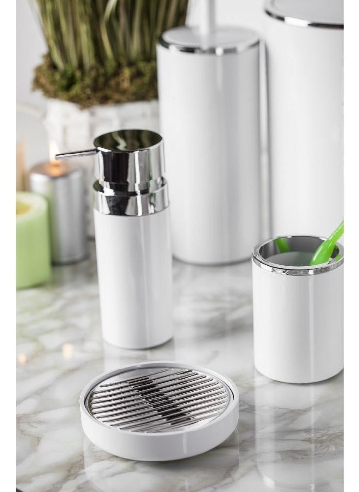 Primanova - Lenox White Liquid Soap Dispenser - Image 1