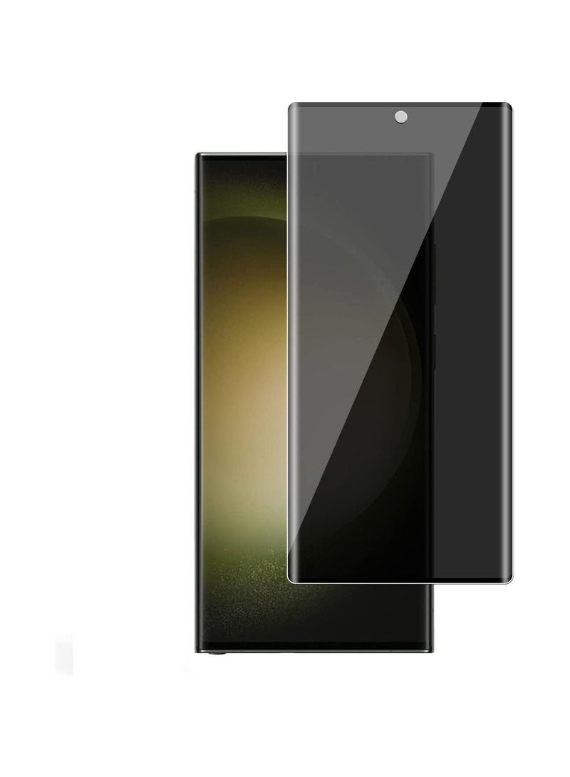 واقي شاشة Samsung Galaxy S23 Ultra، [5D Touch] زجاج مقوى مضاد للتجسس 9H، واقي شاشة كامل من الحافة إلى الحافة واقي شاشة مضاد لبصمات الأصابع لهاتف Samsung Galaxy S23 Ultra - Image 1