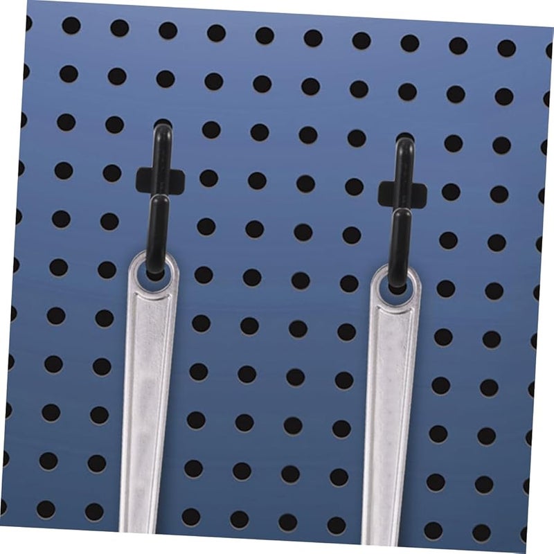 Heavy Duty J Hooks Garage Tool Organizer Pegboard 100 Pcs No Drill Installation Wall Storage - Image 5