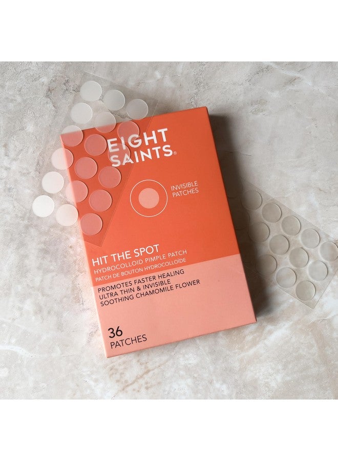 آيت ساينتس رقعة علاج حب الشباب والبثور من Eight Saints، للوجه، سريعة المفعول، لتقليل البثور والبقع، رقعة هيدروكولويد رقيقة للغاية، (36 قطعة) - Image 3