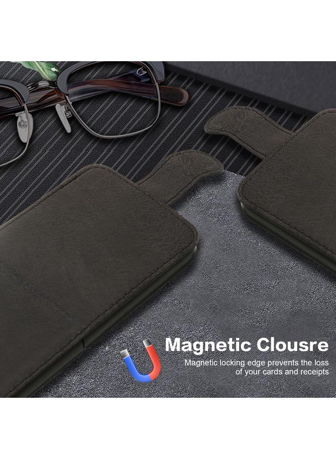 اس-توب جراب لهاتف Samsung Galaxy Z Flip4 5G بملمس جلدي زيتي من البولي يوريثان + جراب هاتف من مادة TPU - Image 3