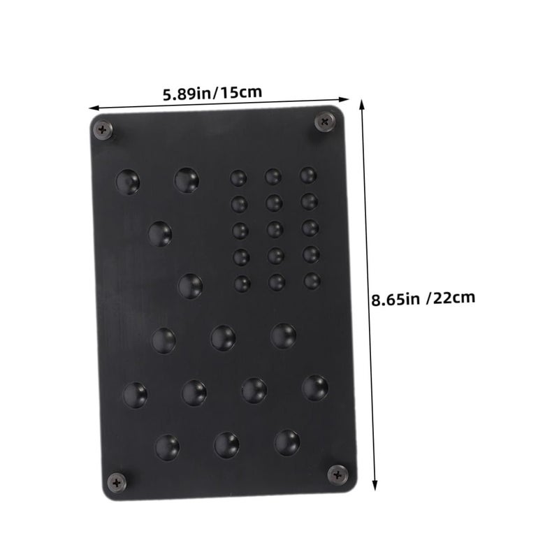 2pcs Automotive Foot Pedal Pads Set Brake And Accelerator Covers For Cars Universal Fit Anti Slip Design Black - Image 3