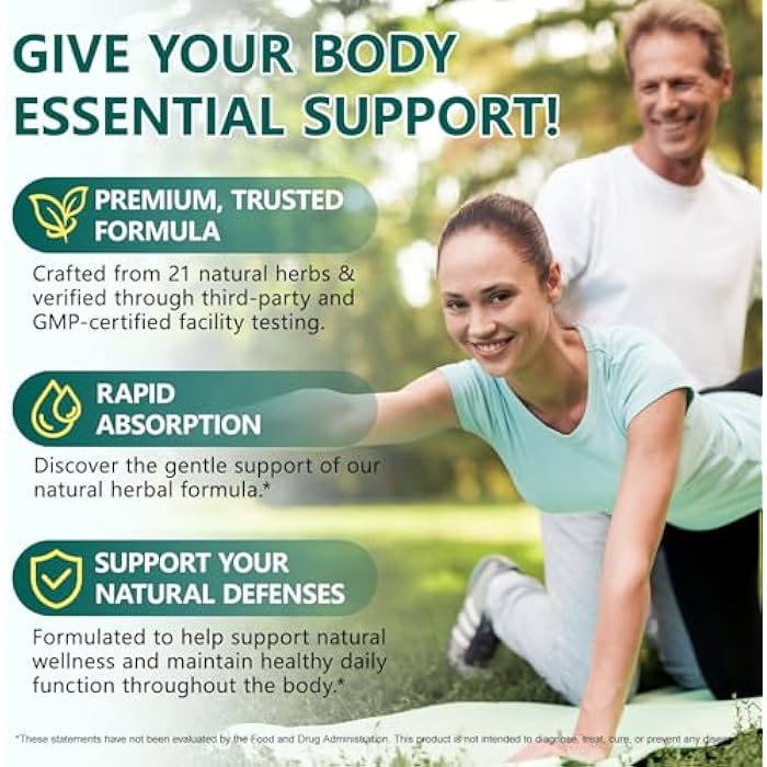 Lymphatic Drainage Supplement, with Echinacea, Dandelion and Burdock, Promotes Healthy Circulation & Fluid Balance, Lymph System Support Supplement for Women & Men - 60 Softgels - Image 4