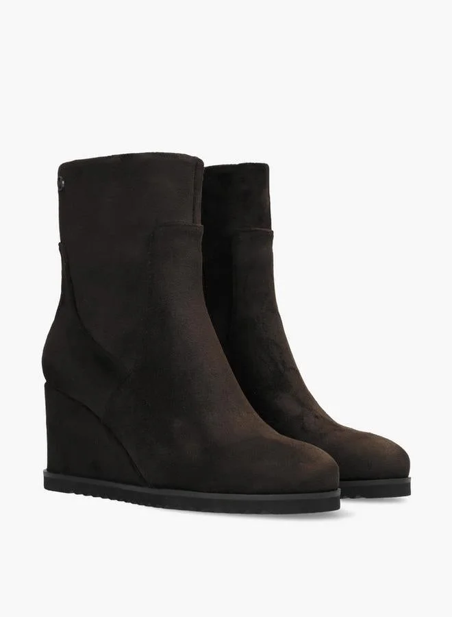 مكس Women Arwyn Textured Wedge Heel Ankle Boots