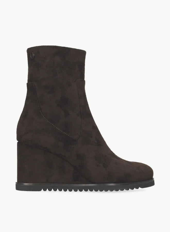 مكس Women Arwyn Textured Wedge Heel Ankle Boots