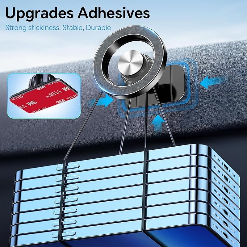 Kaistyle for Magsafe Car Mount【20 Strong Magnets】Magnetic Phone Holder for Car Phone Holder Mount Dash Mounted Holders Cell Phone Holders for Your Car Accessories for Women Men for iPhone 17 16 15 14 - Image 5
