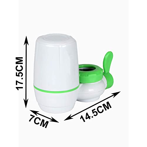 GTC® Household Tap Water Purifier, Level 7 Water Faucet for Purification & Filtration (White-Green) (811-2) - Image 4