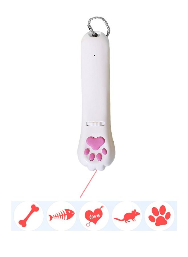 لعبة مؤشر الليزر للقطط LED لعبة تفاعلية بعصا مثيرة مع 5 أنماط 3 في 1 شحن USB ألعاب مطاردة الحيوانات الأليفة مع ضوء UV - Image 3