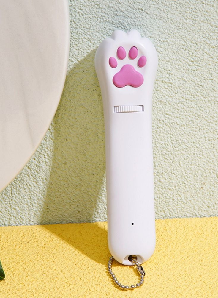 لعبة مؤشر الليزر للقطط LED لعبة تفاعلية بعصا مثيرة مع 5 أنماط 3 في 1 شحن USB ألعاب مطاردة الحيوانات الأليفة مع ضوء UV - Image 4