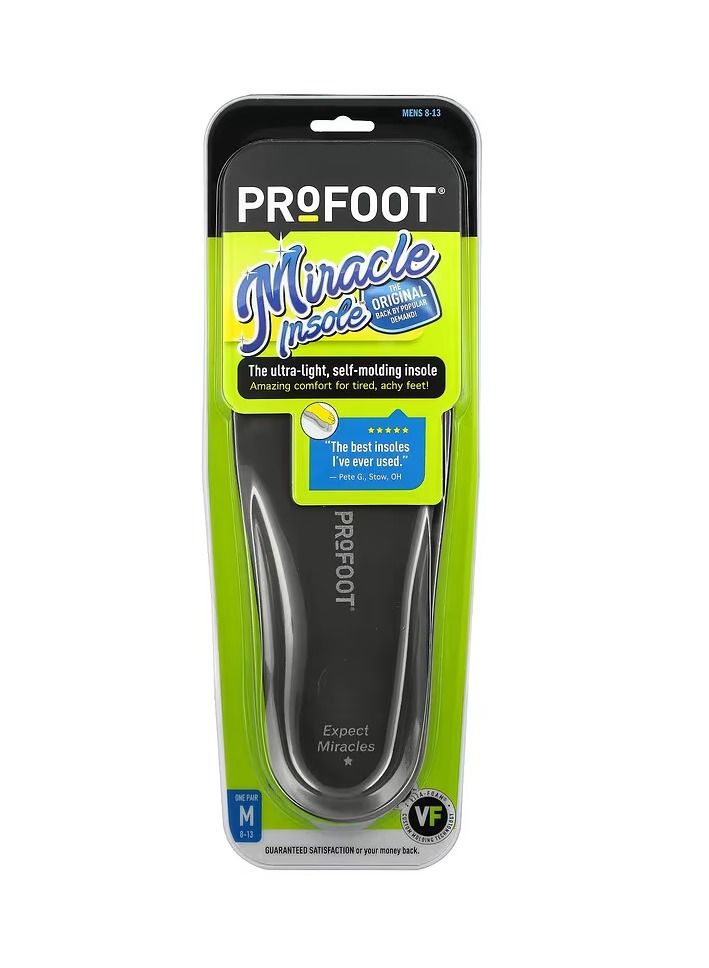 Profoot Miracle Insole Mens 8-13 Pair 1 - Image 1