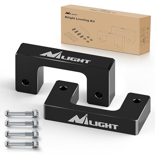 Nilight 1.5" Front Leveling Kit for Chevy Avalanche Silverado Suburban 1500 Tahoe Sierra Yukon XL1500 2007 2008 2009 2010 2011 2012 2013 2014 2015 2016 2017 2018 2019 2020 2021 2022 2023 - Image 1