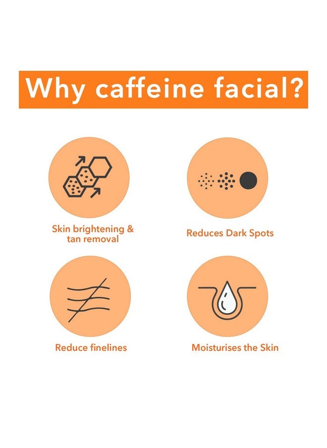 O3+ Caffeinated D-Tan Facial Kit For Intensive Whitening Remove Dirt Toxins Oil And Sweat Single Session For All Skin Types & D-Tan Radiance Face Wash 60Gm (Combo Pack)  - Image 5