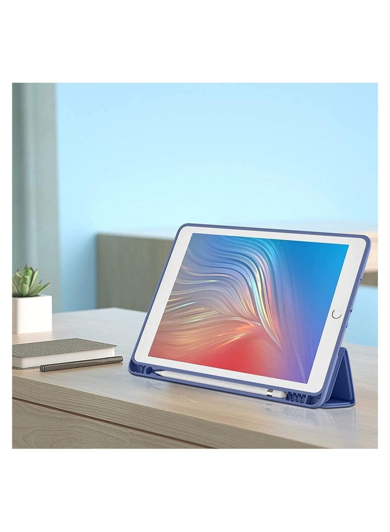 ELTRAZONE iPad 9th/8th/7th Generation case (2021/2020/2019) iPad 10.2-Inch Case with Pencil Holder [Sleep/Wake] Slim Soft TPU Back Smart Magnetic Stand Protective Cover Cases - Image 5