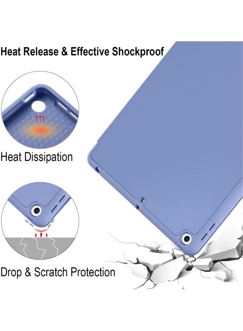 ELTRAZONE iPad 9th/8th/7th Generation case (2021/2020/2019) iPad 10.2-Inch Case with Pencil Holder [Sleep/Wake] Slim Soft TPU Back Smart Magnetic Stand Protective Cover Cases - Image 3